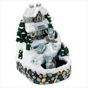 Snow Buddies Musical Fountain