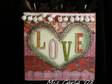 This sweet little mixed media piece measures 7 inches wide